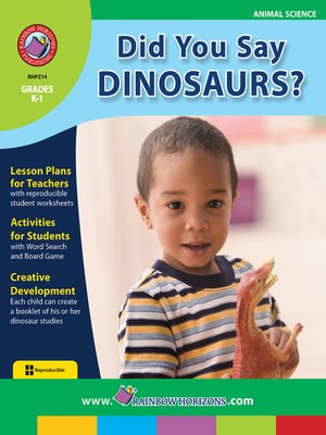 cover image of Did You Say Dinosaurs?
